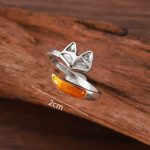 Open Adjustable Premium Fox Ring
