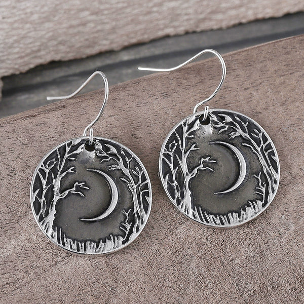 Vintage Jungle Theme Dangle Earrings