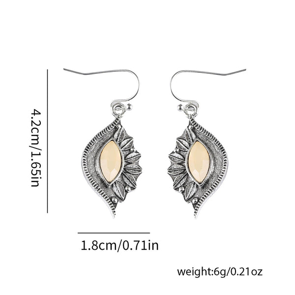 Bohemian Diamonds Leaf Shape EarringsMaterial