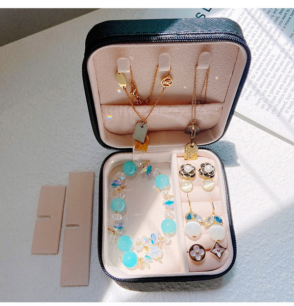 Portable Luxury Jewelry Storage Box