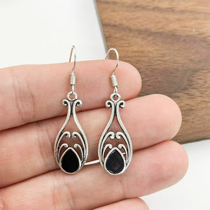 Fashionable Teardrop Skeleton Dangle EarringsMaterial