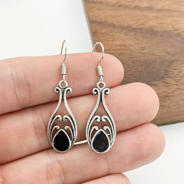 Fashionable Teardrop Skeleton Dangle EarringsMaterial