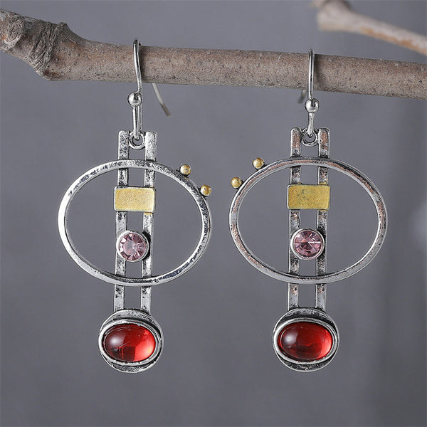 Fashion Simple Geometric Round Earrings