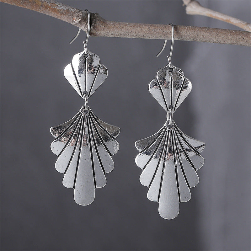 Bohemian Leaf Dangle Earrings