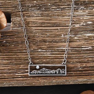 White Moonstone Pendant Necklace