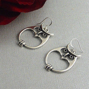 Vintage Creative Owl Alloy Earrings