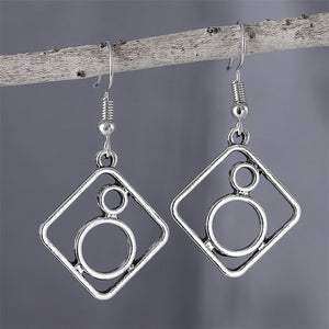 Simple Geometric Square Earrings