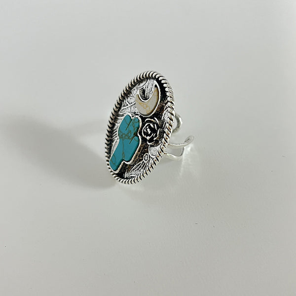 Rose Under the Moon Cactus Jewelry