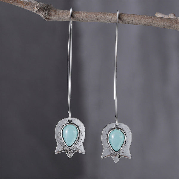 Vintage Simple Jellyfish Dangle Earrings