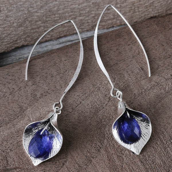 Orchid Pod Dangle Earrings