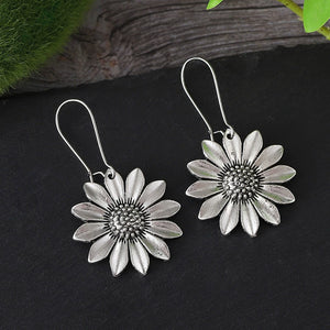 Cubic Sunflower Earrings