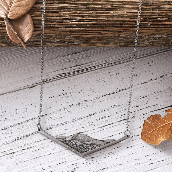 Mountain Valley Pendant Necklace