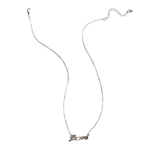 Simple fashion women's monogrammed collarbone chain