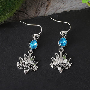 Vintage Lotus Earrings