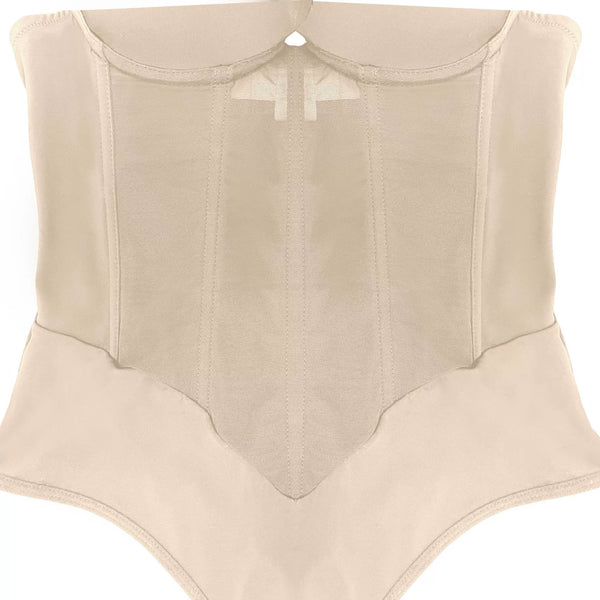Strapless Bodysuit Shapewear Tummy Control Corset Backless Shaping Bra Bodysuit