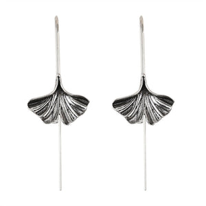 Fresh Ginkgo Leaf Earrings