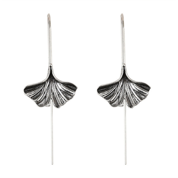 Fresh Ginkgo Leaf Earrings