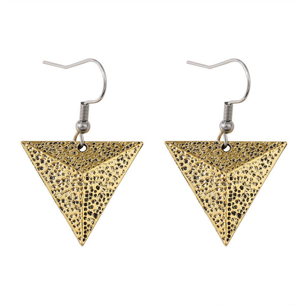 Simple Geometric Triangle Earrings