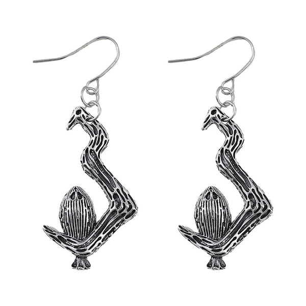 Vintage Simple Twig Owl Earrings
