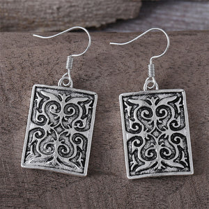 Ethnic Striped Earrings