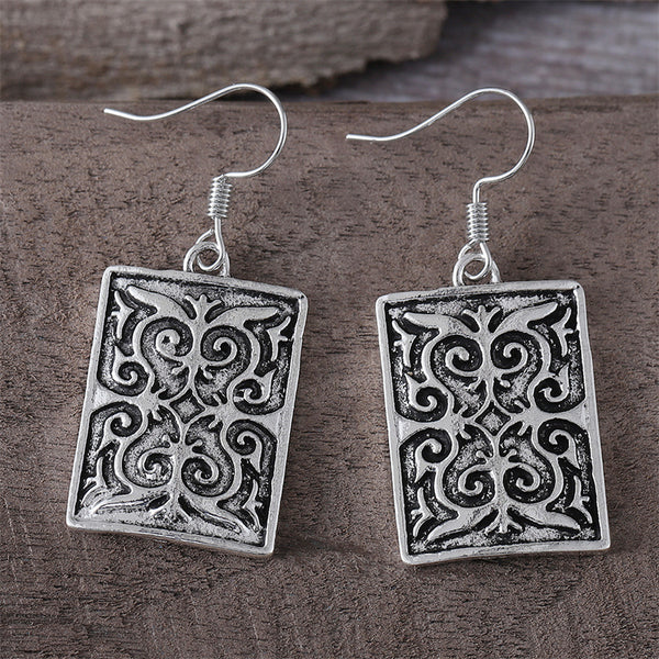 Ethnic Striped Earrings