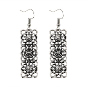 Ethnic Vintage Square Earrings