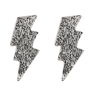 Literary Retro Creative Lightning Shaped Earrings