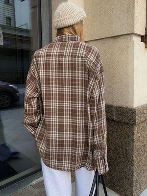 Vintage Double Pocket Check Shirt