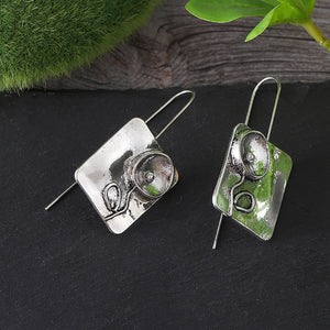 Floral Symmetry Flower Earrings