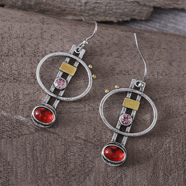 Fashion Simple Geometric Round Earrings