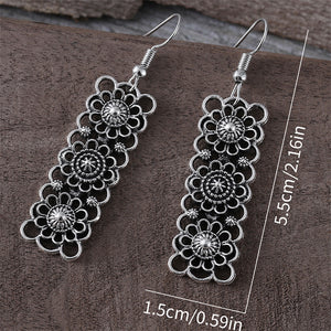 Ethnic Vintage Square Earrings