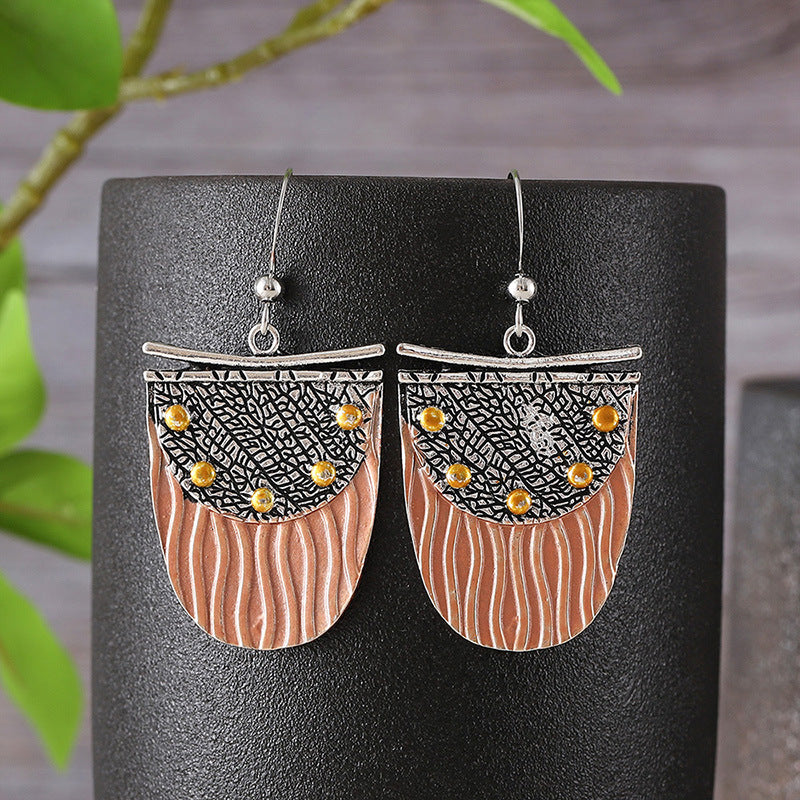 Simple Vintage Floral Earrings
