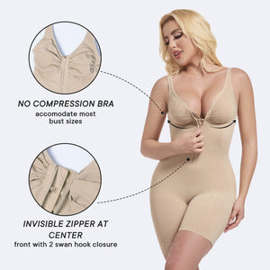 Women's Seamless Tummy-Control and Butt-Lifting Body Shaper Bodysuit