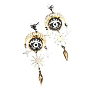 Creative Sun Star Fashion Retro Earrings