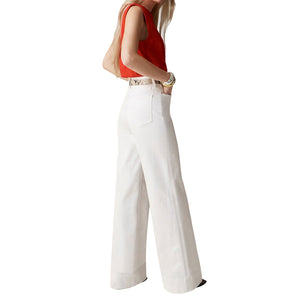 2024 autumn and winter new Amazon cross-border high-elastic horn women's denim trousers, super hot