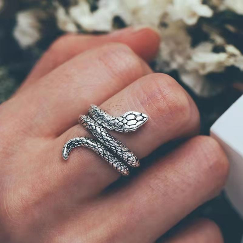 Personalized Alloy Animal Snake Ring