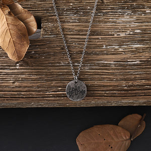 Cactus Pendant Necklace