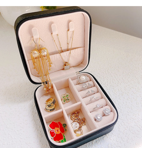 Portable Luxury Jewelry Storage Box