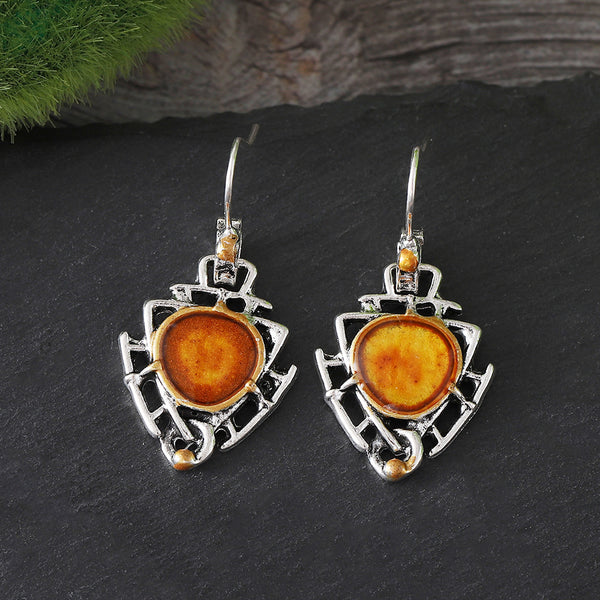 Personalized Geometric Triangle Earrings