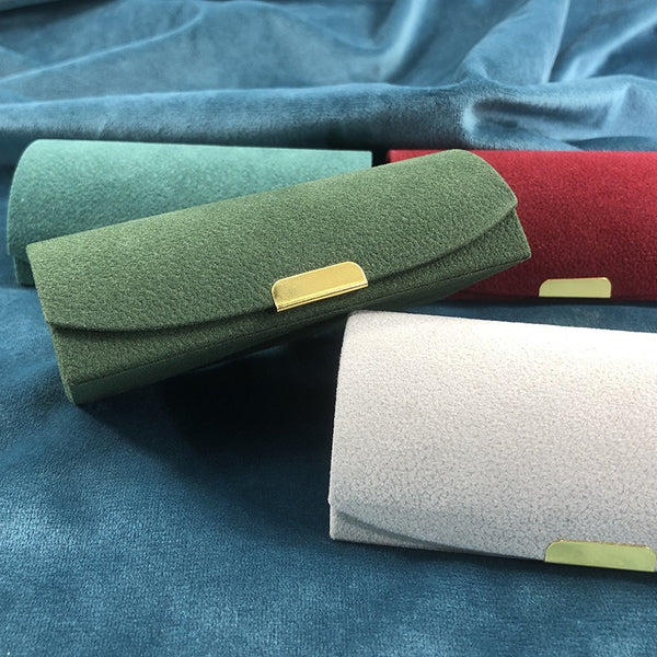 Arched Mini Velvet Travel Jewelry Box