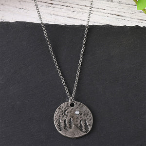 Vintage Moonlight Pendant Necklace