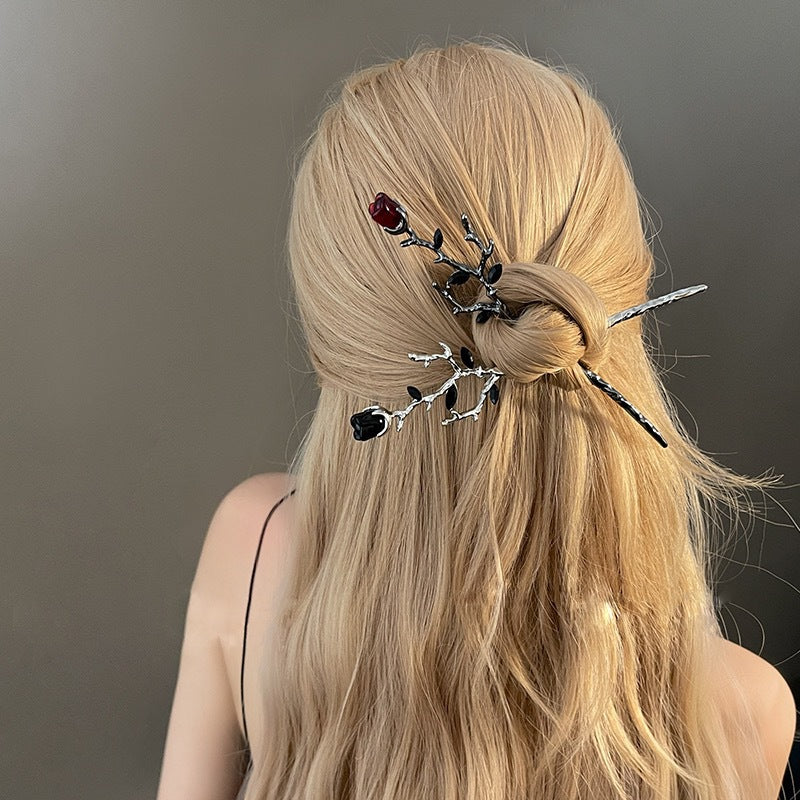 A Rose Hairpin
