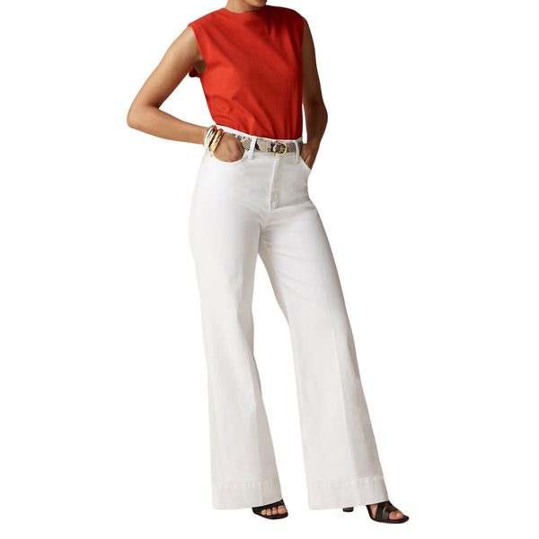 2024 autumn and winter new Amazon cross-border high-elastic horn women's denim trousers, super hot