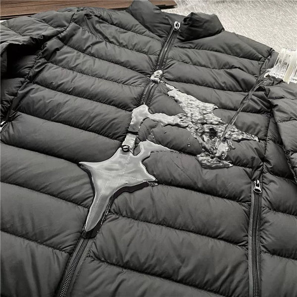 Autumn/Winter Plus Size Men's Lightweight Down-Filled Cotton Jacket