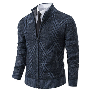 Men's Cardigan Thick Knit Sweater Casual Sweater Jacket