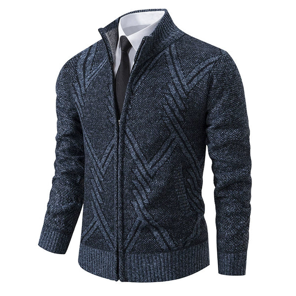 Men's Cardigan Thick Knit Sweater Casual Sweater Jacket