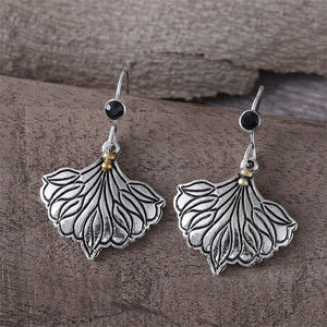 Vintage Simple Leaf Dangle Earrings