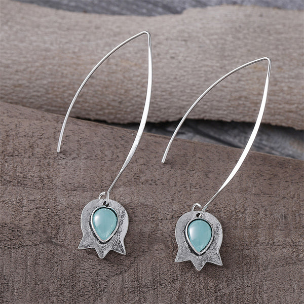 Vintage Simple Jellyfish Dangle Earrings