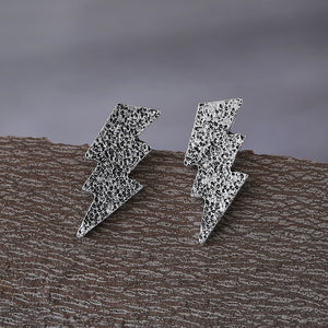 Literary Retro Creative Lightning Shaped Earrings