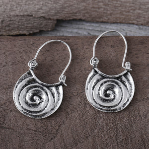 Gypsy Bent Metal Earrings